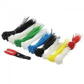 2Direct Kabelbinder Set, 600 Stück inkl. Abisolierzange