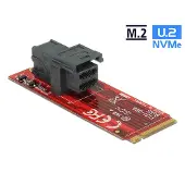 DeLOCK 62721 – PCIe M.2 Uitbreidingskaart – PCIe 3.0 – 12 Gbit/s – Interne opslag uitbreiding – Zwart/Rood