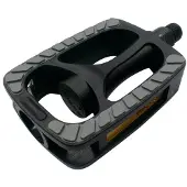 Union Fietspedalen - Non-slip oppervlak - Boron staal as - Reflectoren - 110x69 mm - Zwart/grijs
