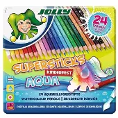 Jolly Supersticks aqua aquarelpotloden, 24 stuks