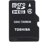 Toshiba High Speed M102 - Flashgeheugenkaart (Adapter voor microSDHC naar SD inbegrepen)