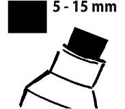 Sigel Krijtmarker 5-15mm Afwasbaar Zwart