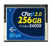 Wise 256GB CFast 2.0 3400X Geheugenkaart