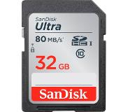 SanDisk Ultra 32GB SDHC Class 10 flashgeheugen