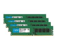 Crucial 32GB Kit (8GBx4) DDR4 2666 MT/s (PC4-21300) CL19 SR