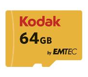 Kodak microSDXC 64GB Class10 U1 w/adapter