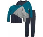 Le jogger Pyjama voor jongens in colourblock-design (set, Set van 2)
