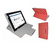 I12Cover Polkadot Hoes voor de Asus Padfone S, Diamond Class Cover met Multi-stand, wit , merk i12Cover