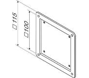 Roline 17.03.1100 flat panel muur steun
