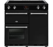 Belling Farmhouse 90Ei Range cooker Zone van inductiekookplaat Zwart
