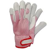 Talentools - Werkhandschoenen - Geitenleer - Roze - Maat S