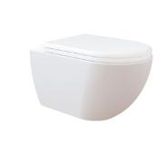 Creavit Modern hangend toilet randloos 51cm wit