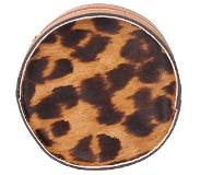 Petrol Industries leren riem met zebraprint zwart/wit Meisjes | Maat: 75