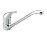 Ideal standard Ceraplan Keukenmengkraan 17.4cm 3/8 inch 1 kraangat temperatuurbegrenzing en waterbesparend Chroom glans