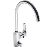 Hansa Pinto Keukenmengkraan 3/8 inch 1 kraangat temperatuurbegrenzing Chroom glans
