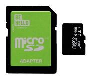 BeHello Micro SDXC Class 10 met Adapter 64GB