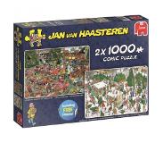 Jan van Haasteren Christmas Gifts puzzel - 2x1000 stukjes