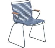 Houe Tuinstoel Houe Click Dining Chair Armrests Pigeon Blue