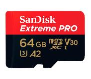 SanDisk MicroSDXC Extreme PRO 64GB 170MB/s + SD Adapter