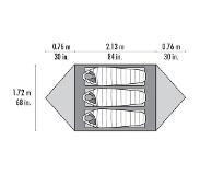 MSR Mutha Hubba NX tent grijs