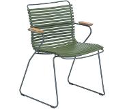 Houe Tuinstoel Houe Click Dining Chair Armrests Olive Green