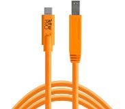 Tether Tools TetherPro USB-C to 3.0 Male B 4,6m oranje