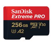 SanDisk MicroSDXC Extreme PRO 256 GB 170MB/s + SD Adapter