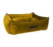 Wooff Mand Cocoon Velours - Hondenmand - 60 x 40 x 18 cm Oker Small