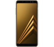 Samsung Galaxy A8 (2018) SM-A530F. Beeldschermdiagonaal: 14,2 cm (5.6"), Resolutie: 2220 x 1080 Pixels, Beeldscherm type: SAMOLED. Frequentie van proc