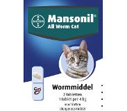 Mansonil All Worm Tablet Cat Small - Anti wormenmiddel