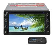 vidaXL - Autoradio - Autoradio Dubbel DIN - USB - CD/DVD - Bluetooth - 6,2" HD scherm