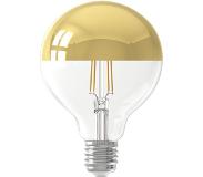 Calex globelamp kopspiegel LED filament 4W (vervangt 40W) grote fitting E27 goud 95mm