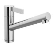 Dornbracht Eno keukenkraan met uittrekbare perlator sprong 22cm platinamat