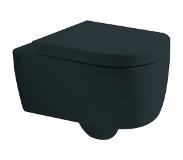 Cielo Smile Wandcloset zonder spoelrand 35x53x26,5 cm keramiek Cemento