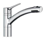Kludi keukenmengkraan trendo, chroom glans, voorsprong uitloop 226mm