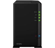 Synology DS218play, DiskStation. Totale geïnstalleerde opslagcapaciteit: 2 TB, Geïnstalleerde opslag-drive: HDD, Ondersteunde types opslag-drives: HDD