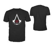 Assassin's creed III - T-Shirt Zwart met Crest Logo Maat S