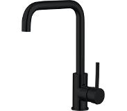 Best design Sort keukenmengkraan H32 cm Nero mat zwart