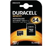 Duracell microSDXC64GB Cl.10 U1/Adap Prf