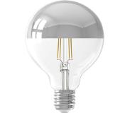 Calex Dimbare LED Lamp - Globe Kopspiegel - Filament - E27 - Zilver