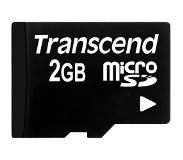 Transcend 2GB micro SD (with adapter)