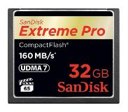SanDisk 32GB CF - Extreme Pro - 160mb / seconde