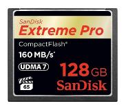 SanDisk 128GB CF - Extreme Pro - 160mb / seconde