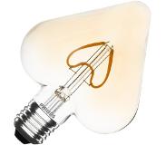 Central Light E27 LED gloeidraad lamp gold LEDClassic Philips heart G127 2.3W