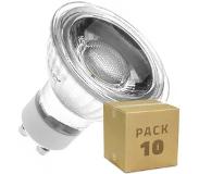 Brilliant Lighting Set van GU10 7W COB glazen LED lampen (dimbaar) (10 stuks)