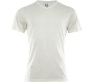 Aclima - LightWool T-Vneck - T-shirt L, wit/grijs