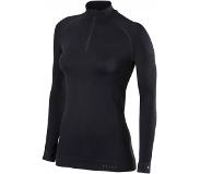 Falke Maximum Warm Zip Shirt Dames 33040 - Zwart 3000 black Dames - L