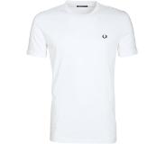 Fred perry Heren Polo's & T-shirts Ringer T-shirt - Wit - Maat XL