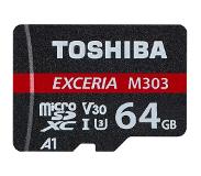 Toshiba microSD Exceria Pro 64Gb Red