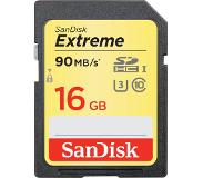 SanDisk SDHC Extreme 16GB 90MB/s CL 10